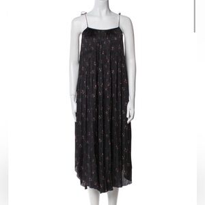 Ulla Johnson Black Midi Dress